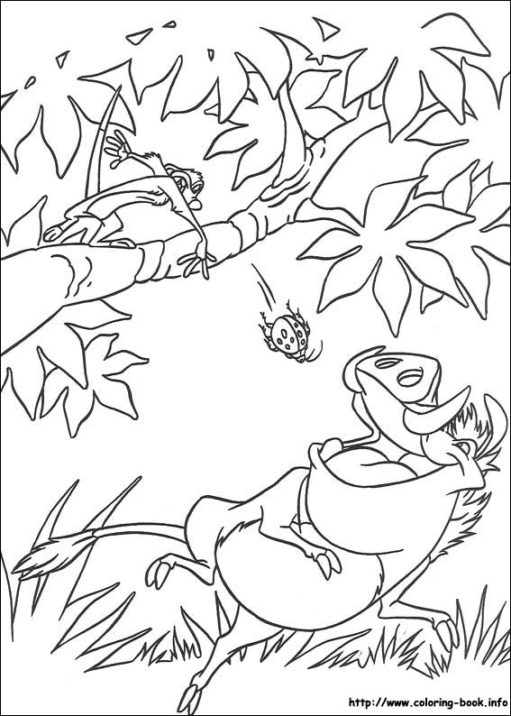 The Lion King coloring picture